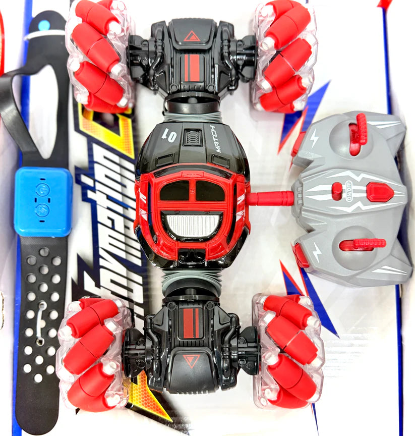 Remote control stunt car